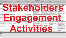Stakeholders Engagement Activities (XLS)